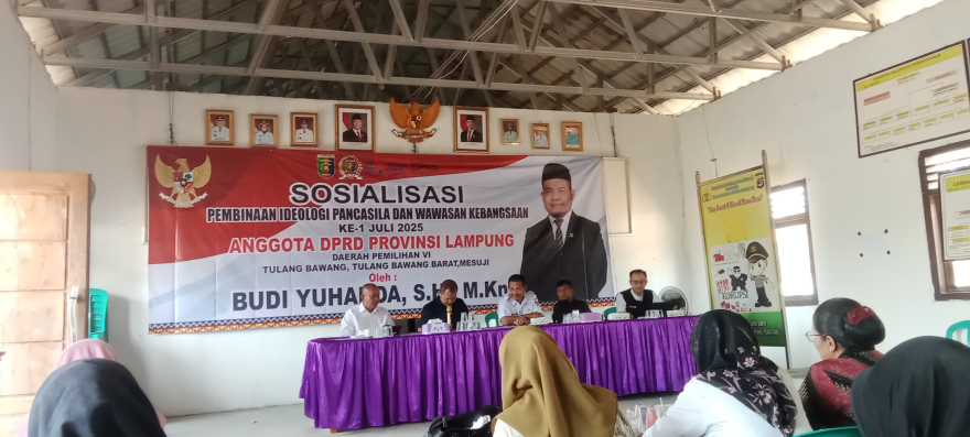 Sosialisasi Pembinaan Ideologi Pancasila dan Wawasan Kebangsaan ke1 Bulan Juli Tahun 2025