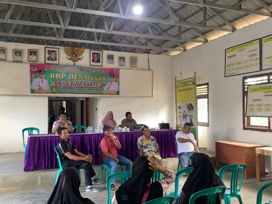 Pemilihan Ketua Gabungan Kelompok Tani (GAPOKTAN) di Desa Jaya Sakti 2025