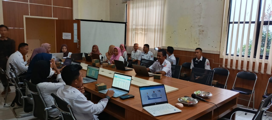 Evaluasi Penyusunan PROFIL DESA di dinas PMD 