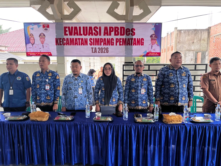 Evaluasi APBdes Tahun 2026 di Kecamatan Simpang Pematang