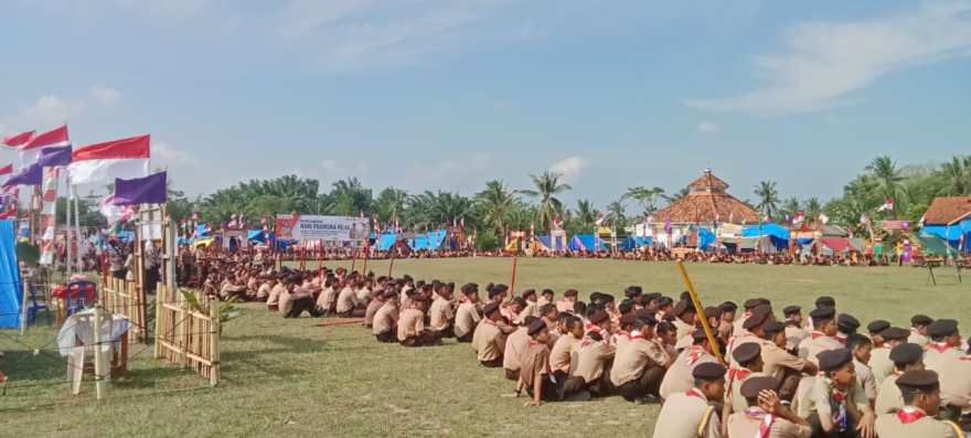 Peringatan Hari Ulang Tahun Pramuka Yang Ke-64 Se-Kecamatan Simpang Pematang 