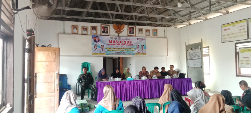 MUSYAWARAH DESA KHUSUS Pemberian Dukungan Kepala Desa Terhadap  Pembiayaan Koperasi Merah Putih