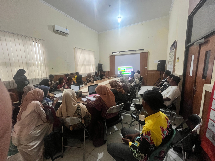 Dinas PMD Kabupaten Mesuji Gelar Evaluasi Pengelolaan Website Desa